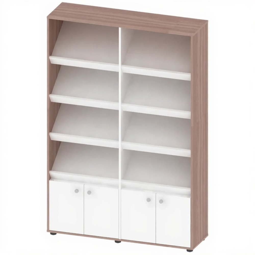 Стеллаж для библиотеки двухсторонний СТЕ-ШП-1-2