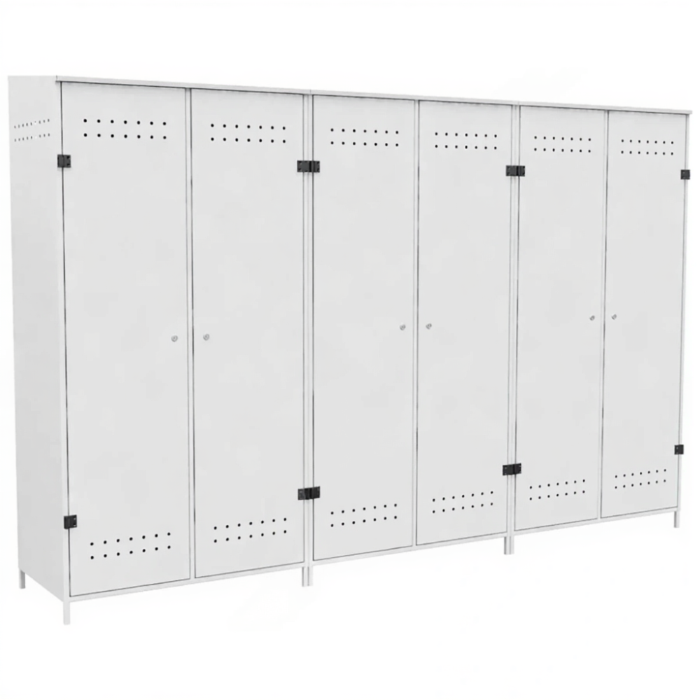 Шкаф металлический для газовой рампы (5 баллонов) 2000х3006х560