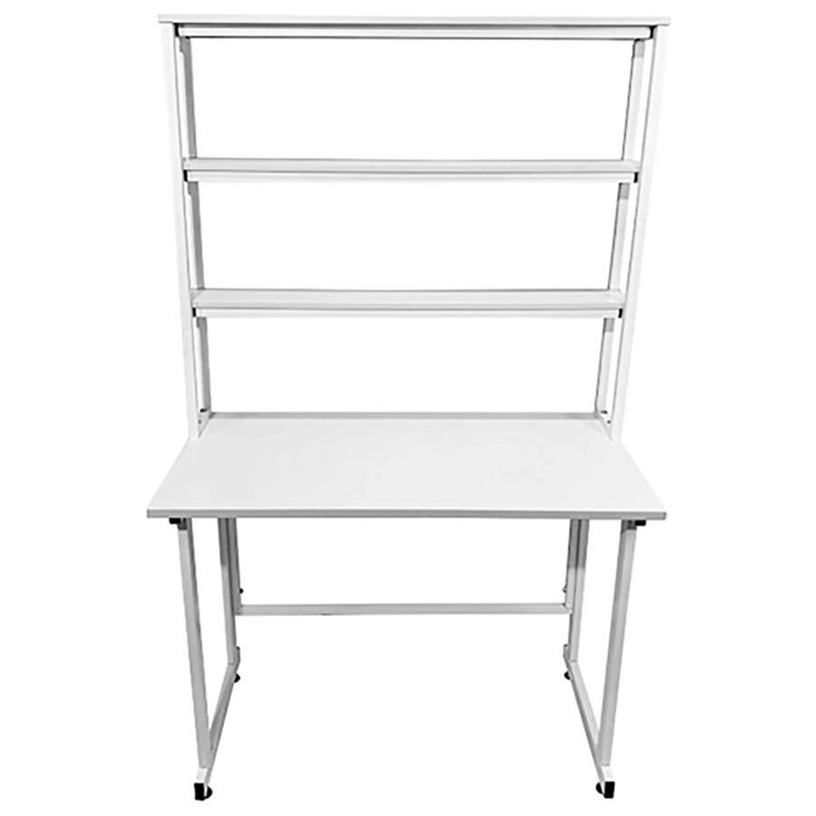 Стол лабораторный с надстройкой СЛн 16.002 (белый)