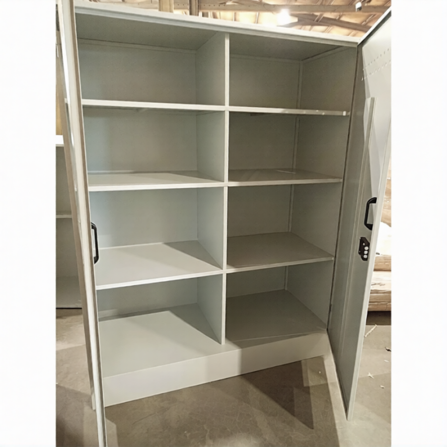 Шкаф усиленный для хранения бронежилетов и касок БРК-8 (2000х1565х650)