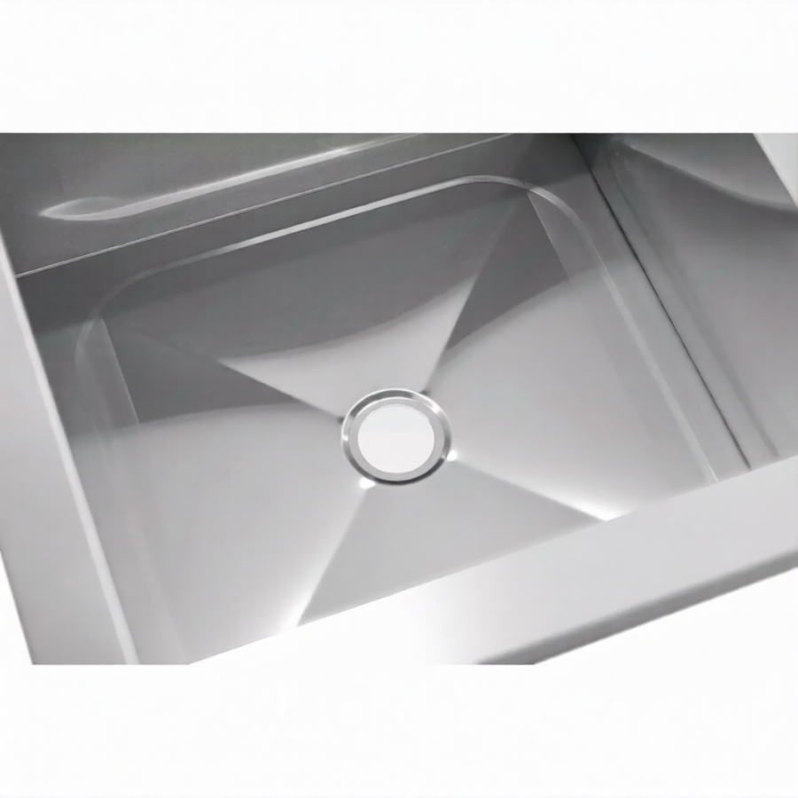 Ванна моечная ВМСн 1010 (860х1010х530)  1 м/о 350х910х430 (ножка угловая)