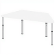 Стол регулируемый «Трапеция» ПР-ТР-9, белый