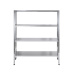 Стеллаж кухонный Luxstahl СР-1800х1300х300/4 нерж