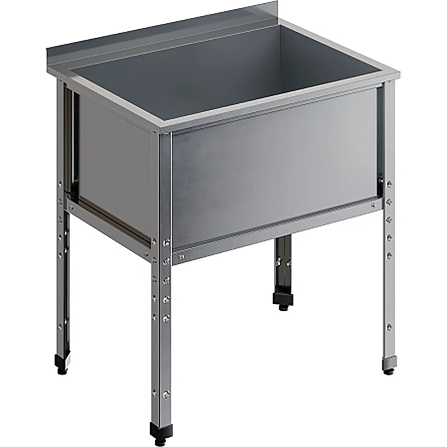 Ванна котломоечная с бортом ВМСК-1/15/8-Б-ЭЦ