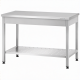 Стол производственный СПРп - 860х1500х600 «Profi Inox» (полка перфорация)