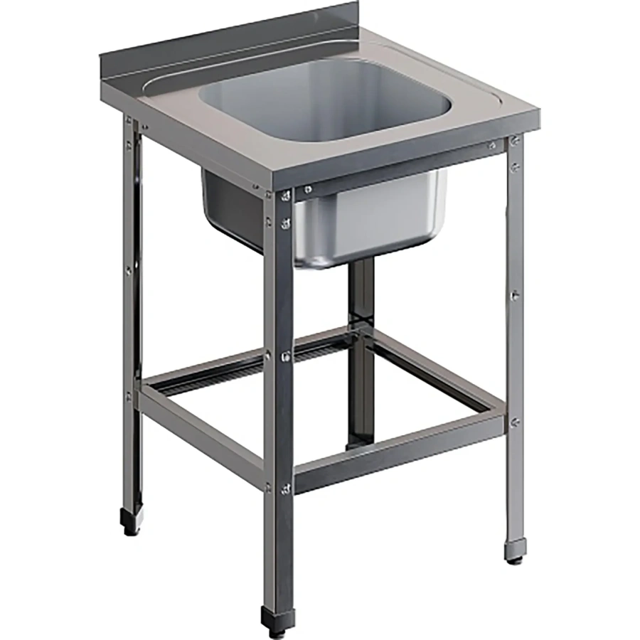 Ванна моечная цельнотянутая с бортом ВМЦ-1/5/6-БО-ЭЦ