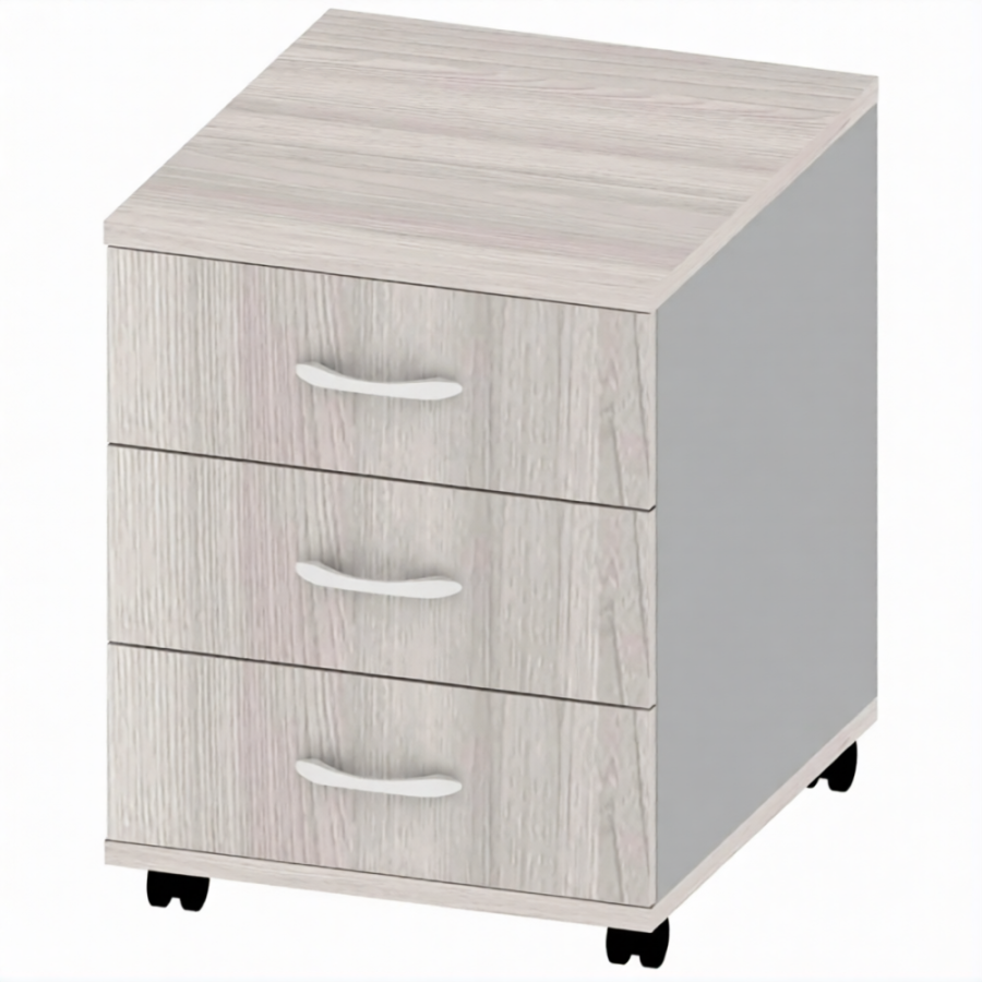 Тумба выкатная 3 ящика 650 мм ШК-ДУ-13