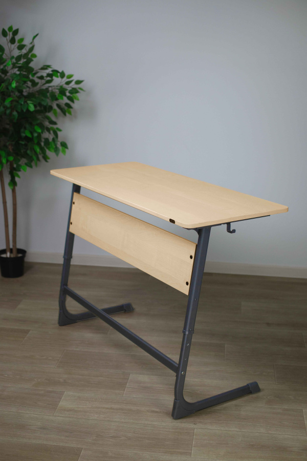 Cтол ученический береза/антрацит SHT-TN12/5-7