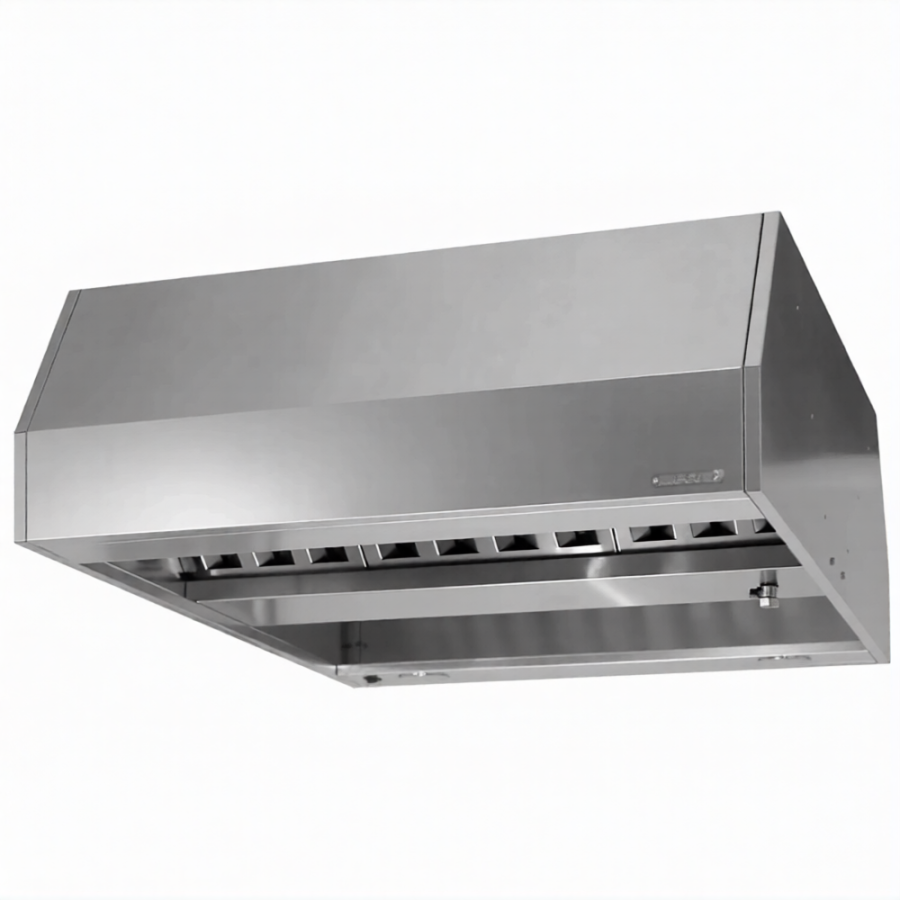 Зонт вытяжной закрытый ЗВЗб 400х1200х1600 «Base» островной